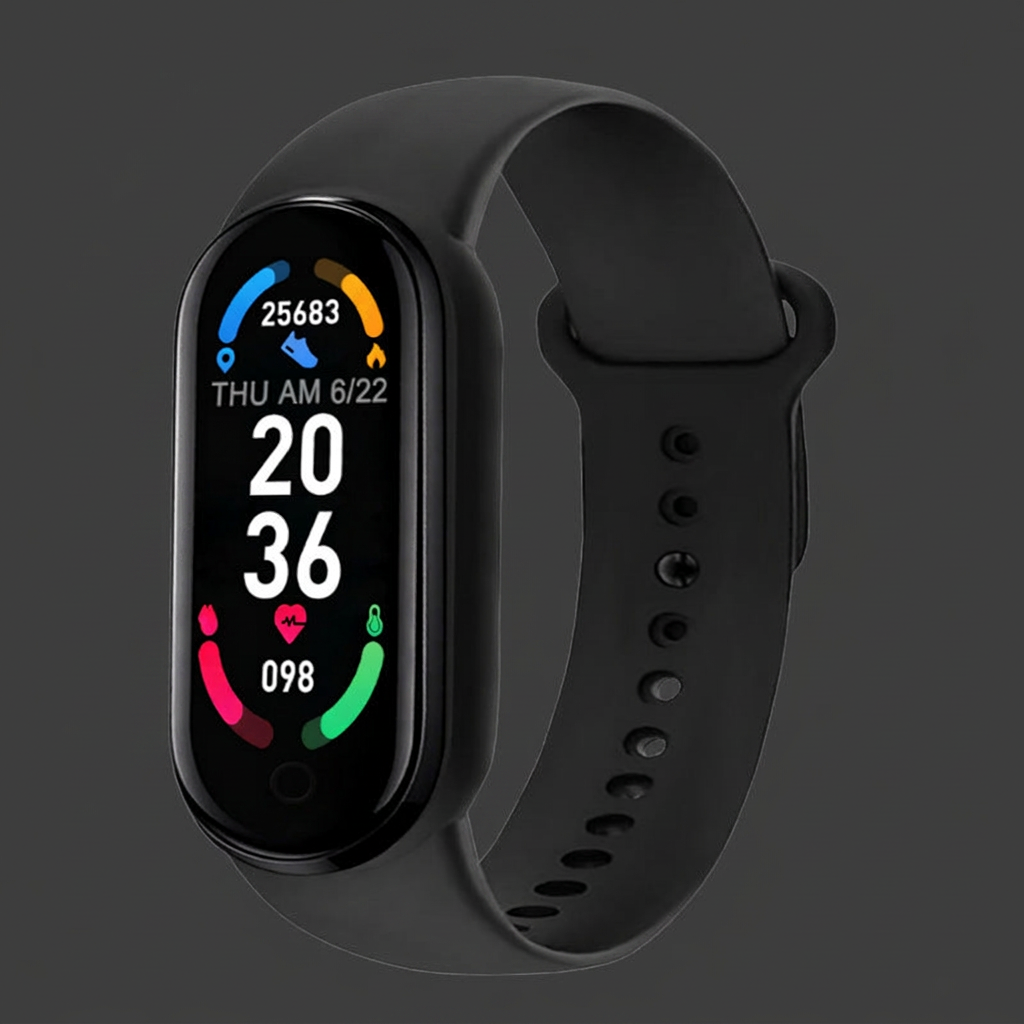 Black bracelet, dark-grey background
